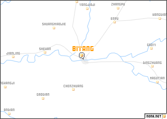 map of Biyang