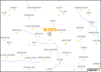 map of Biyang