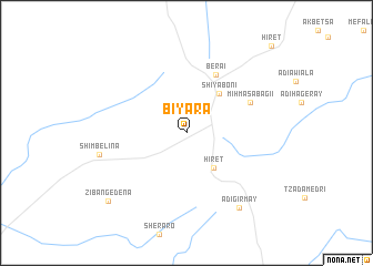 map of Bīyara