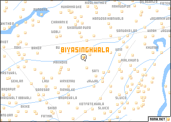 map of Biya Singhwāla