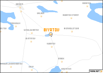 map of Biyatov