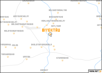 map of Biyektau