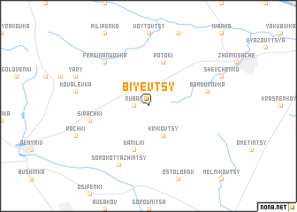 map of Biyevtsy