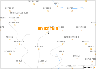 map of Bıyıkaydın