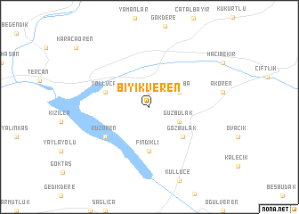 map of Bıyıkveren