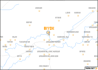 map of Biyok