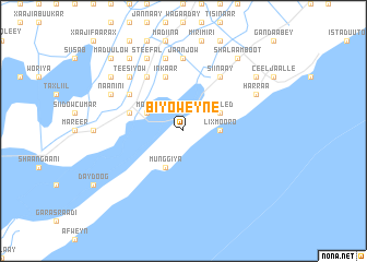 map of Biyoweyne