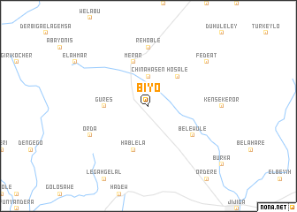 map of Bīyo