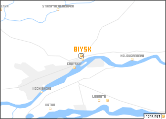 map of Biysk