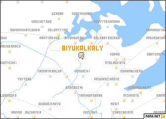 map of Biyuk-Alkaly