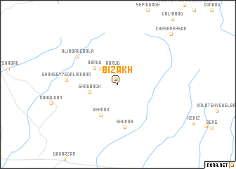 map of Bīzakh