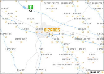 map of Bizanos