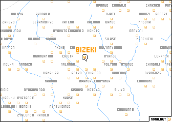 map of Bizeki