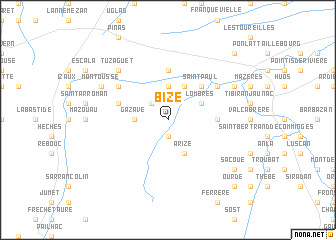 map of Bize