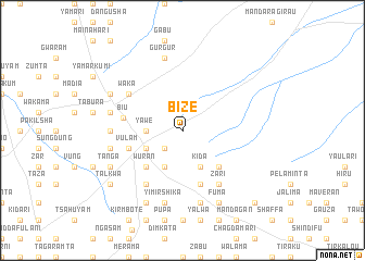 map of Bize