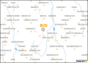 map of Bize