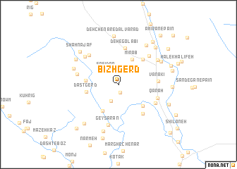 map of Bīzh Gerd