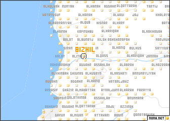 map of Bizḩil