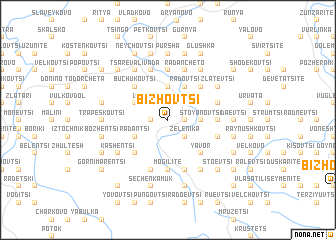 map of Bizhovtsi