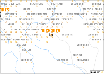 map of Bizhovtsi