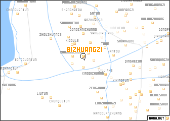 map of Bizhuangzi