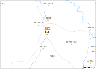 map of Bizi