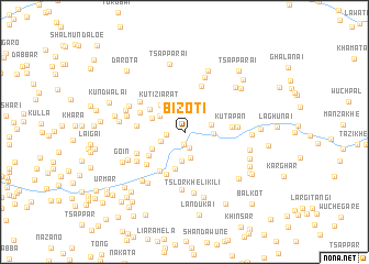 map of Bizoti