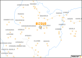 map of Bizoua