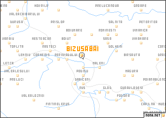 map of Bizuşa-Băi