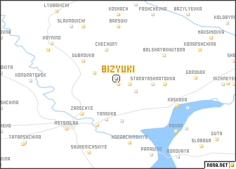 map of Bizyuki