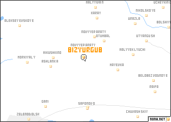 map of Bizyurgub