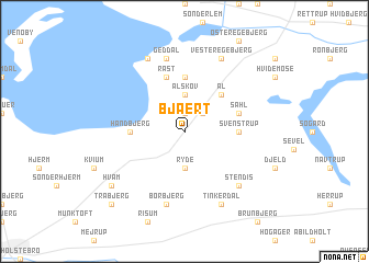 map of Bjært