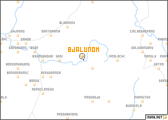 map of B\