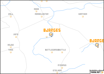 map of Bjärges