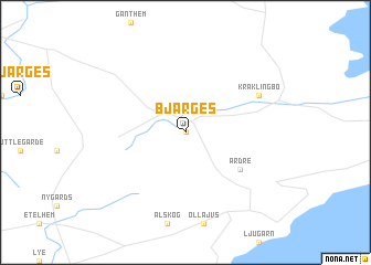 map of Bjärges