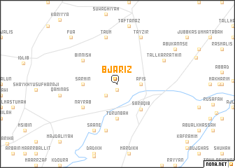 map of Bjāriz