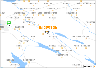 map of Bjärstad