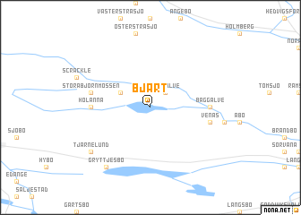map of Bjart