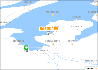 map of Bjerknes