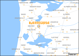 map of Bjerregårde