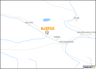 map of Bjørge