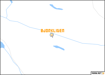 map of Björkliden