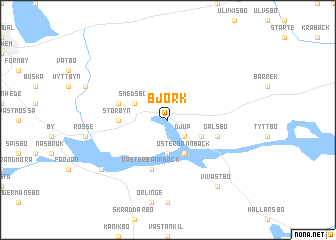map of Björk