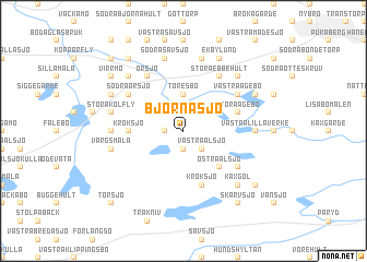 map of Björnasjö