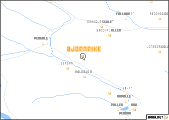 map of Björnrike