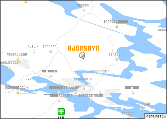 map of Björsbyn