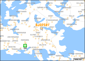 map of Björsby