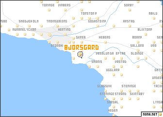 map of Björsgård