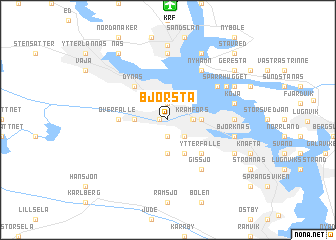 map of Björsta