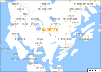 map of Björsta